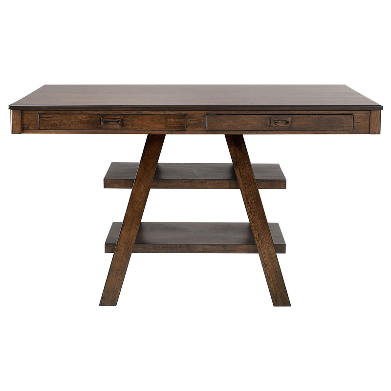 Dewey Rectangular 60-inch Counter Height Dining Table Walnut - 115208