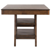 Dewey Rectangular 60-inch Counter Height Dining Table Walnut - 115208