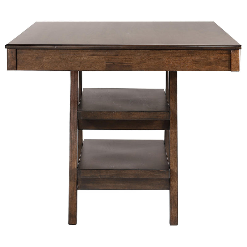 Dewey Rectangular 60-inch Counter Height Dining Table Walnut - 115208