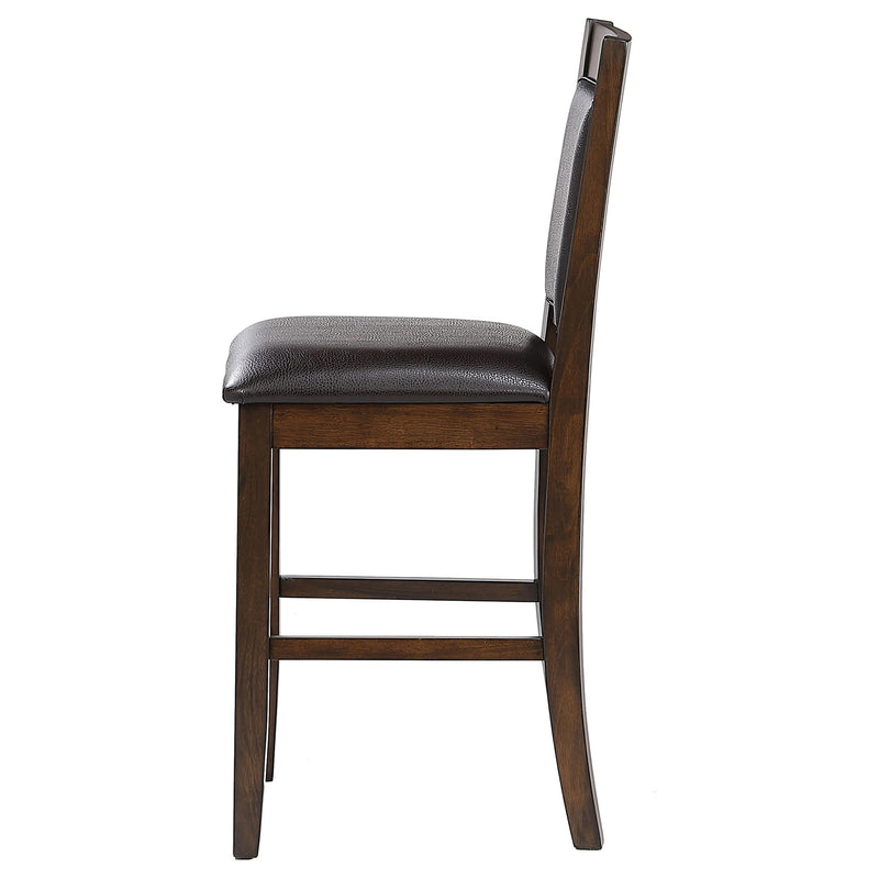 Dewey Upholstered Counter Chair Walnut (Set of 2) - 115209