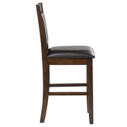 Dewey Upholstered Counter Chair Walnut (Set of 2) - 115209