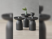 Diamond Coffee Table in Black - 125-DIA-ET-B