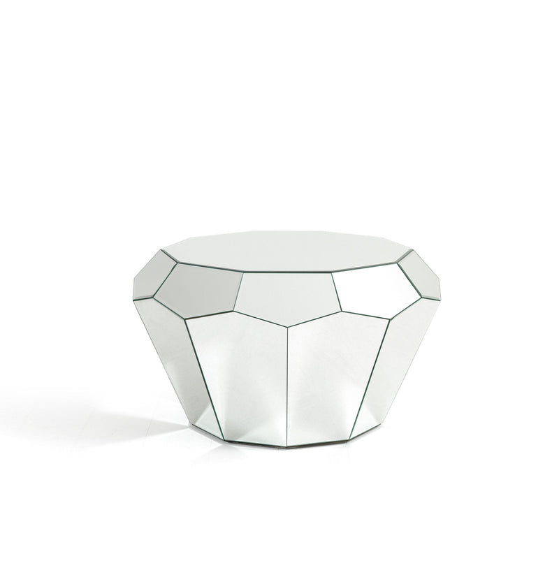 Diamond Mirrored  Coffee Table - DIAMOND-MIRRORED-CT