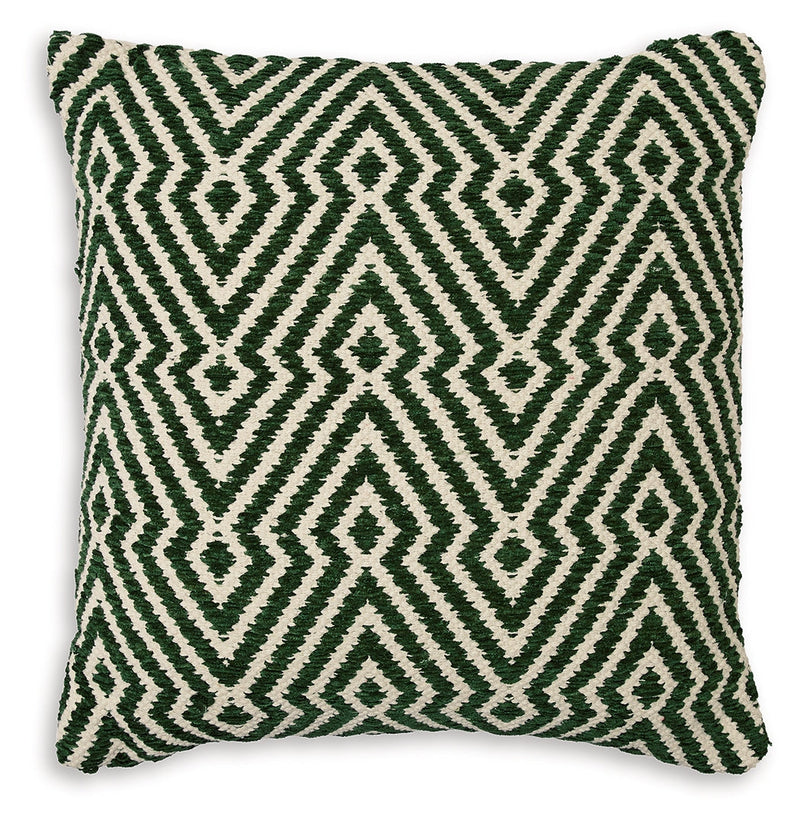 Digover Green/Ivory Pillow (Set of 4) - A1001036