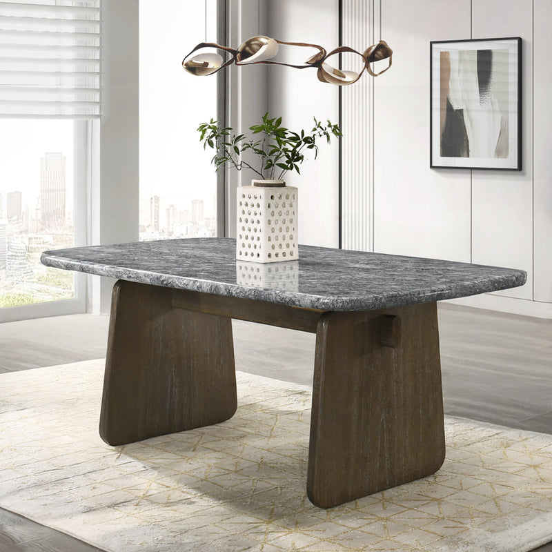 Dillon Dining Table w/Natural Marble Top - DN04815