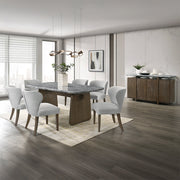 Dillon Dining Table w/Natural Marble Top - DN04815
