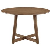 Dinah 5-piece Round Solid Wood Dining Set Walnut - 108471-S5