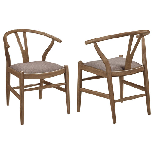 Dinah Wood Wishbone Dining Side Chair Walnut (Set of 2) - 108472