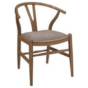 Dinah Wood Wishbone Dining Side Chair Walnut (Set of 2) - 108472