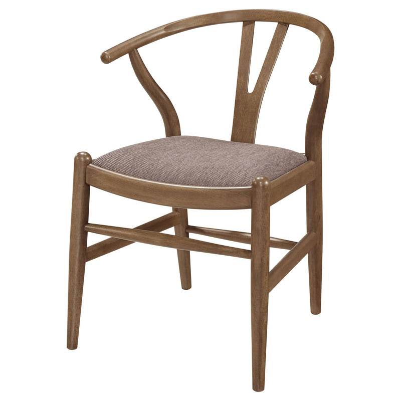 Dinah Wood Wishbone Dining Side Chair Walnut (Set of 2) - 108472
