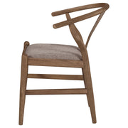 Dinah Wood Wishbone Dining Side Chair Walnut (Set of 2) - 108472