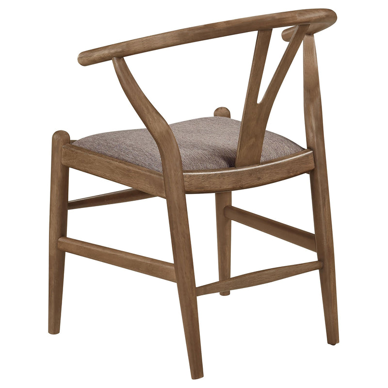 Dinah Wood Wishbone Dining Side Chair Walnut (Set of 2) - 108472