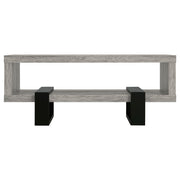 Dinard Engineered Wood Cocktail Coffee Table Grey Driftwood - 720878