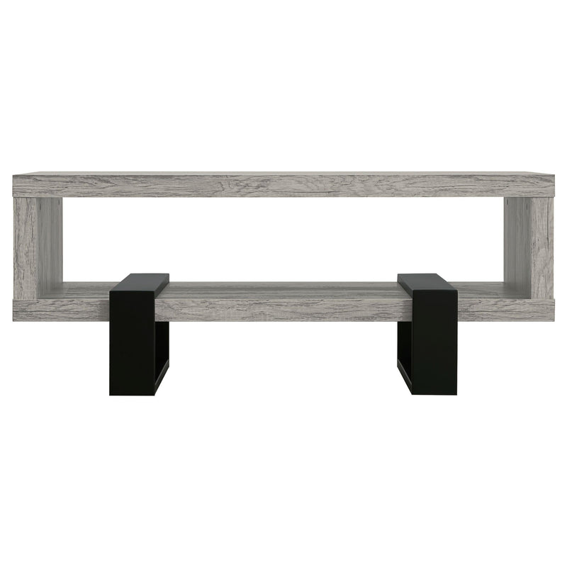 Dinard Engineered Wood Cocktail Coffee Table Grey Driftwood - 720878