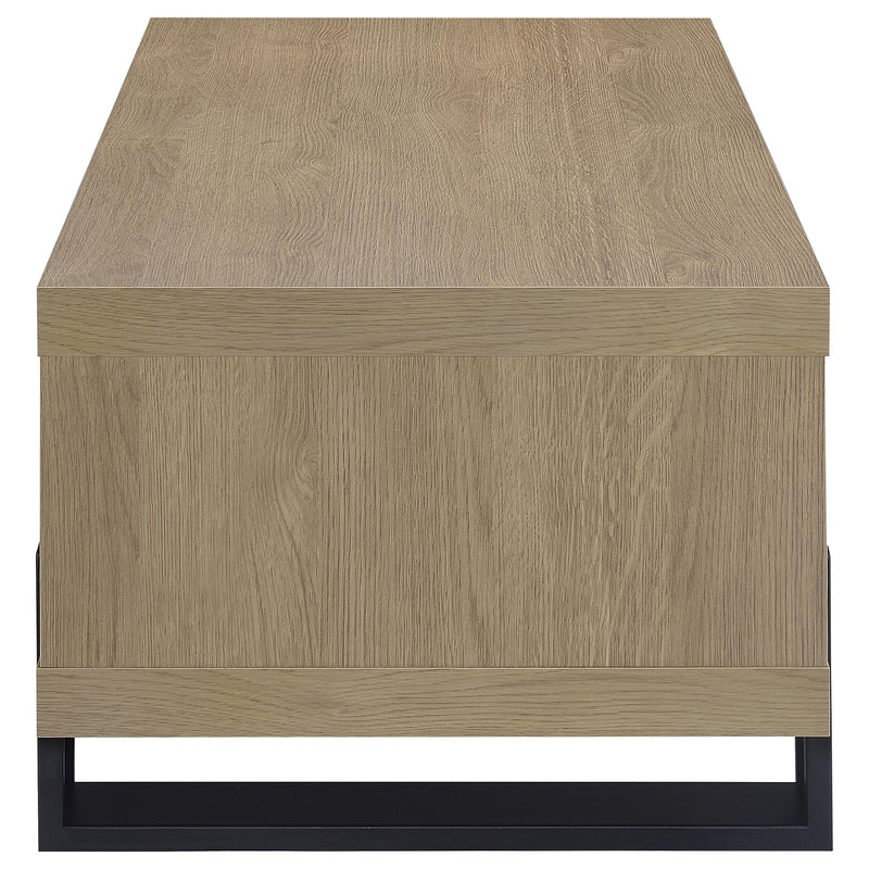 Dinard Engineered Wood Cocktail Coffee Table Latte - 723688