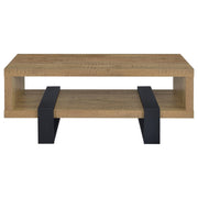 Dinard Engineered Wood Cocktail Coffee Table Mango - 723678