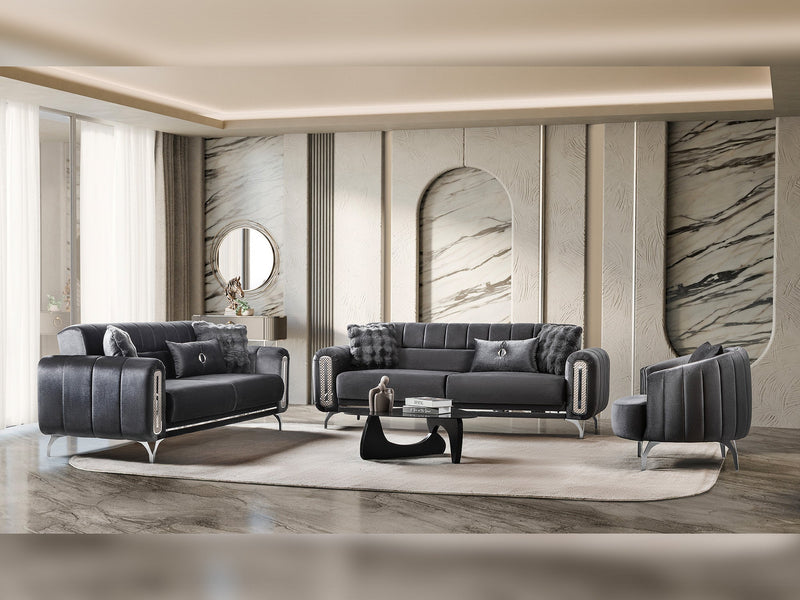 Dior Chair in Grey - 200-ST-DIO-TURKO376-B