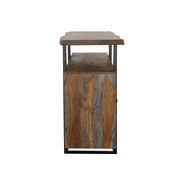 Ditman 4-door Solid Wood Sideboard Buffet Grey Sheesham - 110185