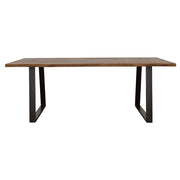 Ditman 80-inch Live Edge Dining Table Grey Sheesham - 110181