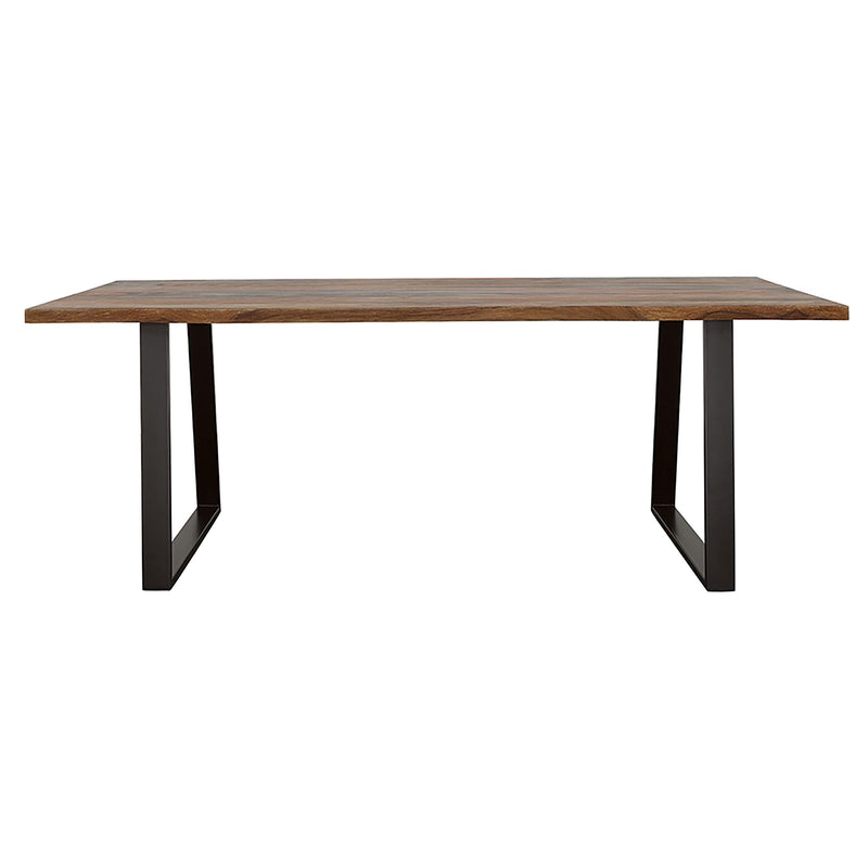 Ditman 80-inch Live Edge Dining Table Grey Sheesham - 110181