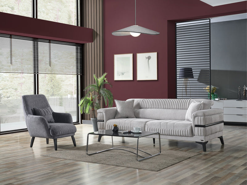 Divano Chair in Anthracite - 200-ELIF-DIV-A311-B