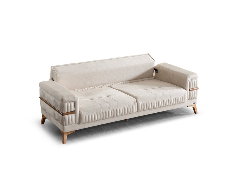 Divano Convertible Loveseat in Beige - 200-ELIF-DIV-A310-2