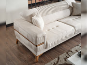 Divano Convertible Loveseat in Beige - 200-ELIF-DIV-A310-2