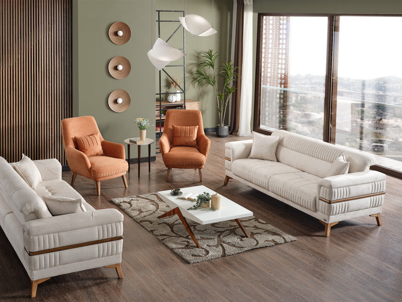 Divano Convertible Sofa in Beige - 200-ELIF-DIV-A310-3