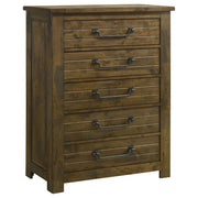 Doherty 5-piece Queen Bedroom Set Rustic Brown - 225161Q-S5
