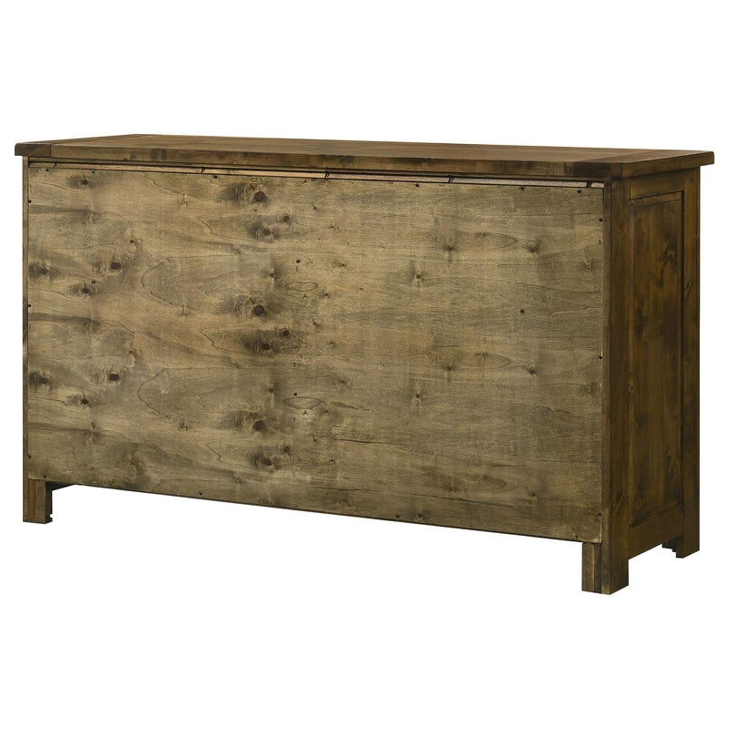 Doherty 6-drawer Bedroom Dresser Rustic Brown - 225163