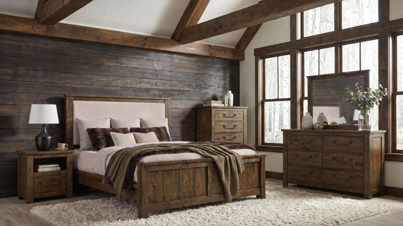 Doherty Rectangular Dresser Mirror Rustic Brown - 225164