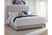 Dolante Beige King Upholstered Bed - DMV FurnitureKing Bed
