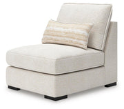Donelson Creek Vanilla 6-Piece Sectional and Ottoman - 48002U2