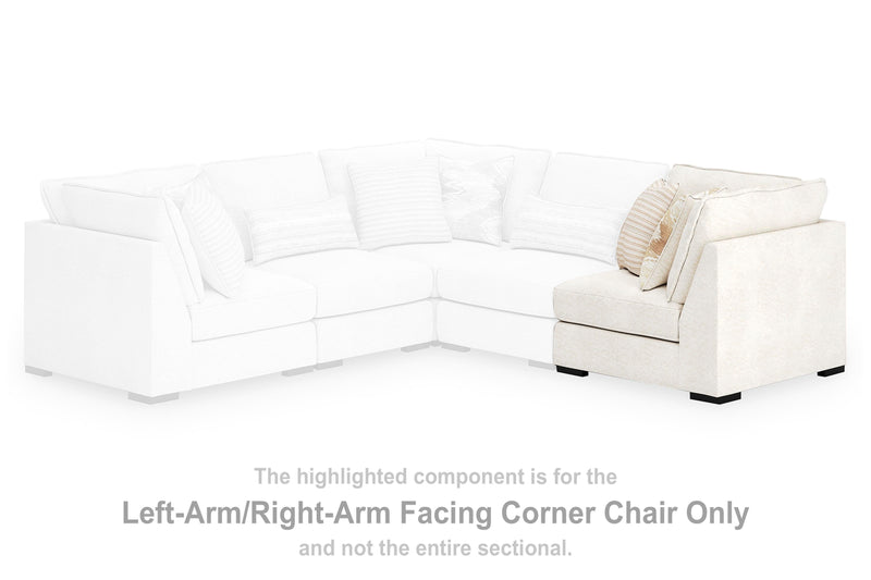 Donelson Creek Vanilla Left-Arm/Right-Arm Facing Corner Chair - 4800251
