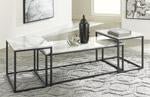 Donnesta Gray/Black Table (Set of 3) - DMV FurnitureOccasional Table Set