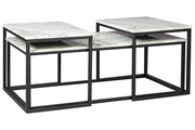 Donnesta Gray/Black Table (Set of 3) - DMV FurnitureOccasional Table Set