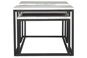 Donnesta Gray/Black Table (Set of 3) - DMV FurnitureOccasional Table Set