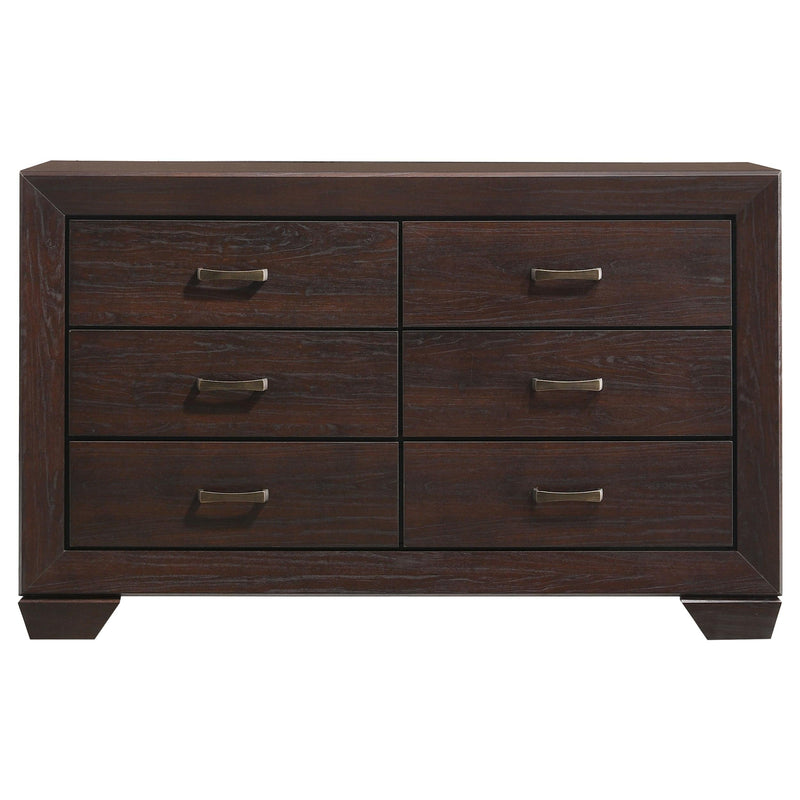 Dorian 4-piece Eastern King Bedroom Set Dark Cocoa - 300762KE-S4