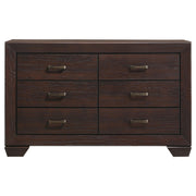Dorian 5-piece Eastern King Bedroom Set Dark Cocoa - 300762KE-S5