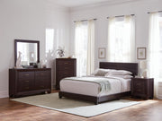 Dorian 5-piece Queen Bedroom Set Dark Cocoa - 300762Q-S5