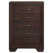 Dorian 5-piece Twin Bedroom Set Dark Cocoa - 300762T-S5