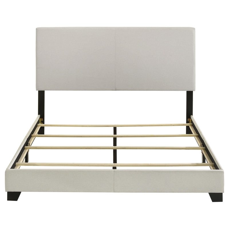 Dorian Fabric Upholstered Queen Panel Bed Cream - 300852Q