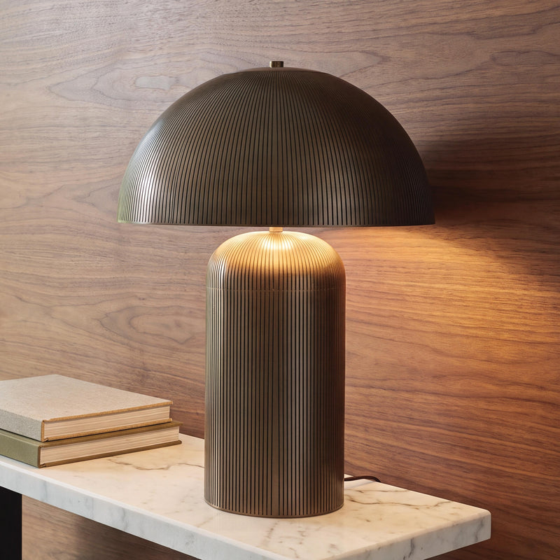 Dorriham Light Bronze Finish Table Lamp - L208554