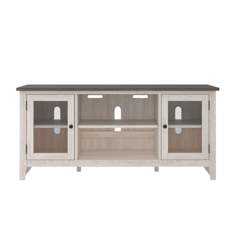 Dorrinson Two - tone Large TV Stand w/Fireplace Option - DMV FurnitureTV Stand