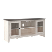 Dorrinson Two - tone Large TV Stand w/Fireplace Option - DMV FurnitureTV Stand