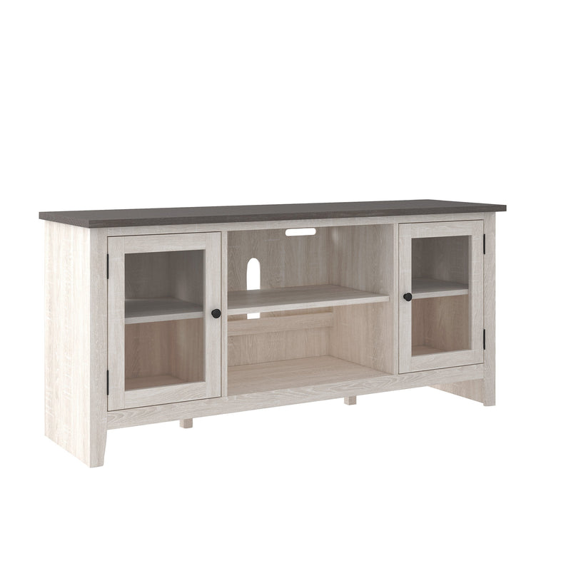 Dorrinson Two - tone Large TV Stand w/Fireplace Option - DMV FurnitureTV Stand