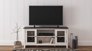 Dorrinson Two - tone Large TV Stand w/Fireplace Option - DMV FurnitureTV Stand