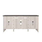 Dorrinson Two - tone Large TV Stand w/Fireplace Option - DMV FurnitureTV Stand