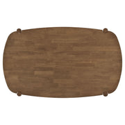 Dortch 5-piece Oval Solid Wood Dining Set Walnut - 108461-S5