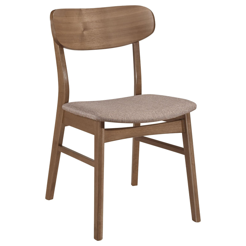 Dortch Dining Side Chair Walnut and Brown (Set of 2) - 108462